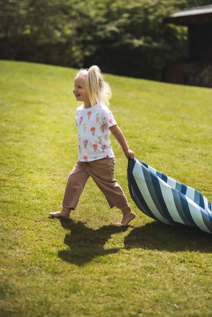 Play & Go Spielzeugsack für draußen Outdoor - Stripes Green