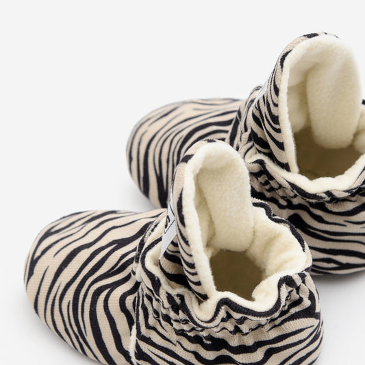 Kings & Rebels Booties Gamuza Classic - Zebra - Limited Edition