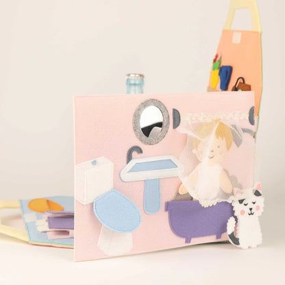 Jolly Designs Travel Buddy Puppenhaus – ein Zuhause für unterwegs, ab 18 Monaten