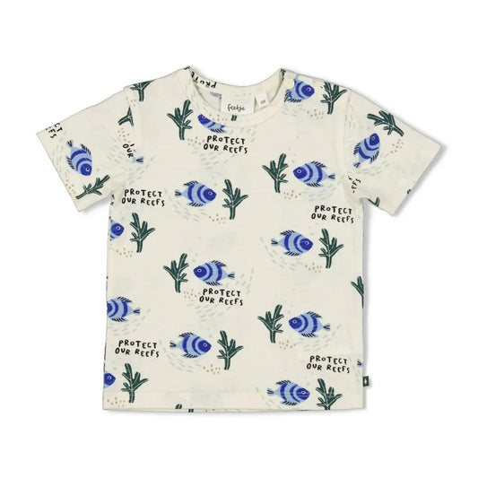 T-Shirt 'Protect our Reefs' von Feetje AOP