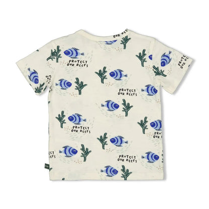 T-Shirt 'Protect our Reefs' von Feetje AOP
