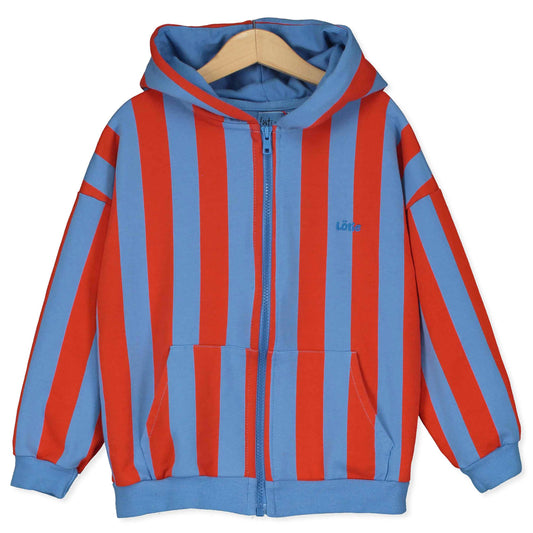 Lötiekids Sweatjacke gestreift aus Bio-Baumwolle