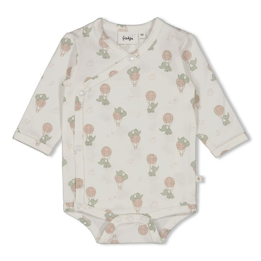 Feetje Wickelbody AOP 'Elephant'