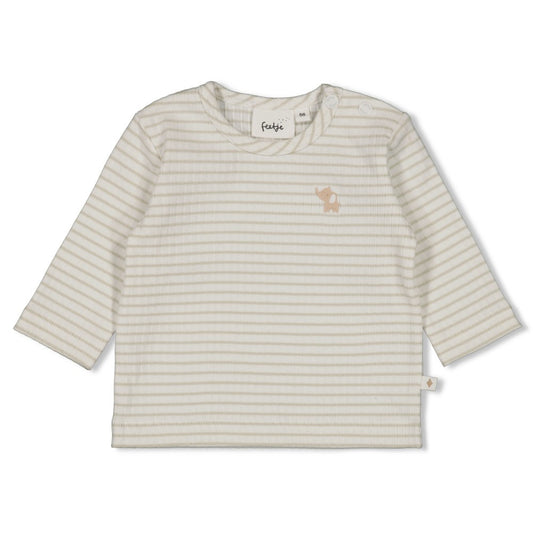 Feetje Langarmshirt gerippt Ringel 'Elephant'