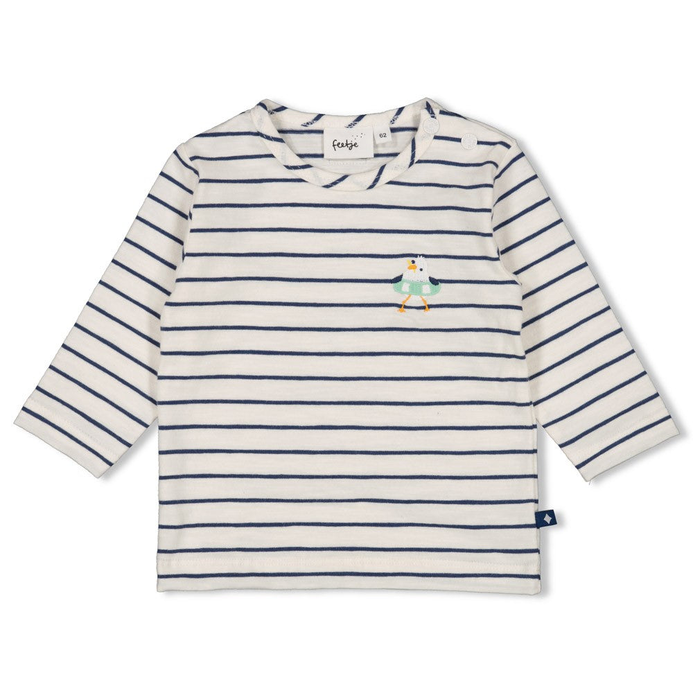 Feetje Lagnarmshirt Ringel 'Seaside Happiness'