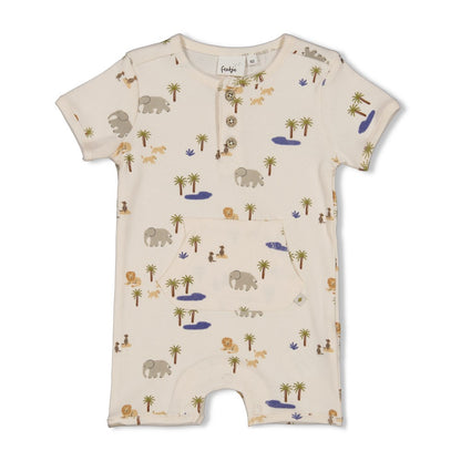 Feetje Spieler gerippt AOP - Safari Savage