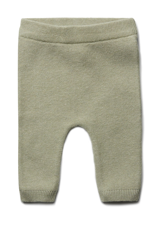 Puri Hose Krausstrick aus Baumwolle/Seide