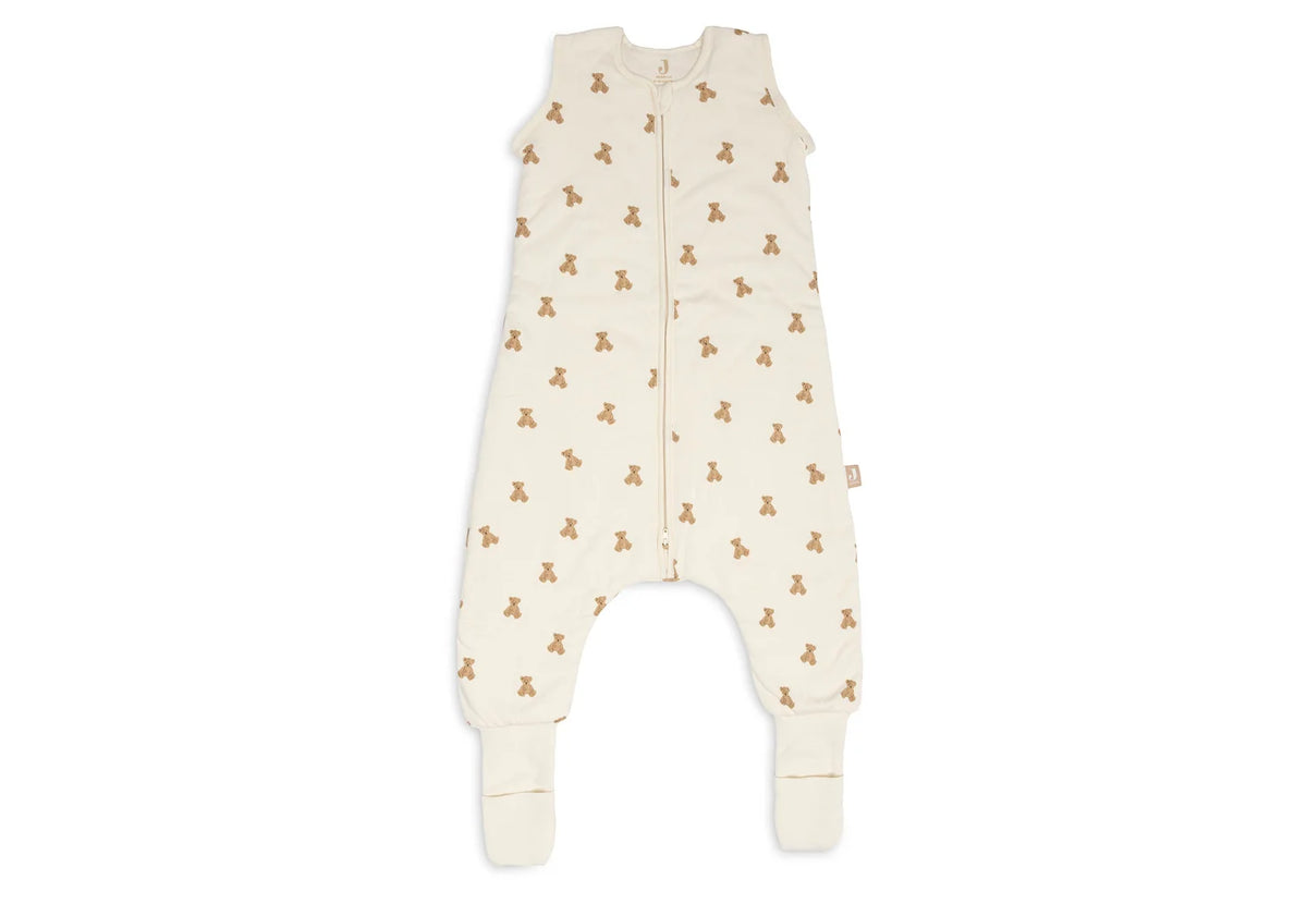 Jollein Schlafsack mit Füßen und abnehmbaren Ärmeln - Mini Teddy Bear TOG 2.5-3.5