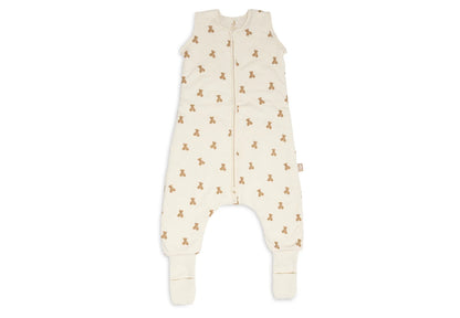 Jollein Schlafsack mit Füßen und abnehmbaren Ärmeln - Mini Teddy Bear TOG 2.5-3.5