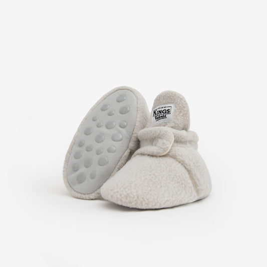 Kings & Rebels Booties Teddy Gripper Grey