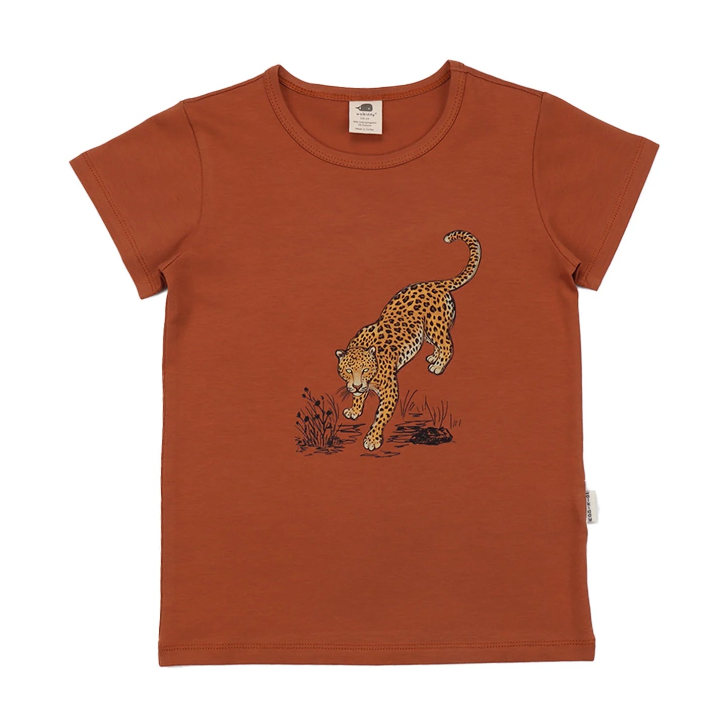 Walkiddy Tigers and Leopards-T-Shirt GOTS