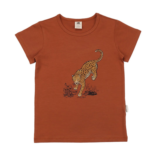 Walkiddy Tigers and Leopards-T-Shirt GOTS