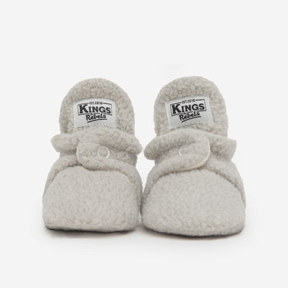 Kings & Rebels Booties Teddy Gripper Grey