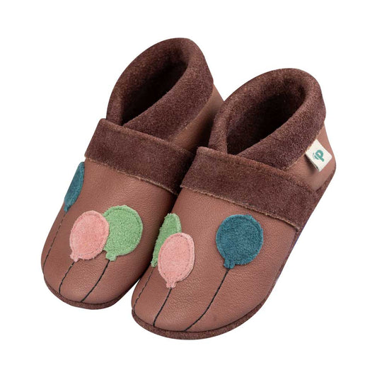 Pantolinos Lederschuhe mit Luftballons