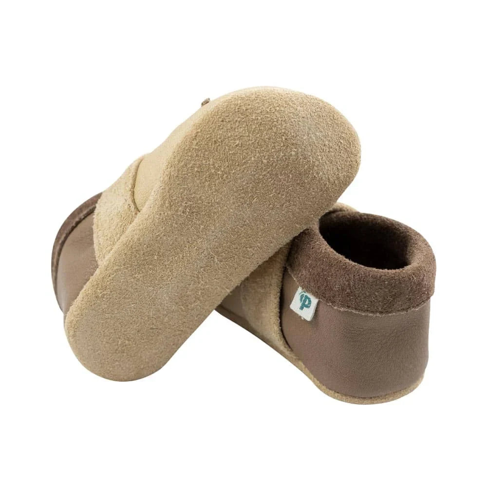 Pantolinos Lederschuhe mit Elefanten