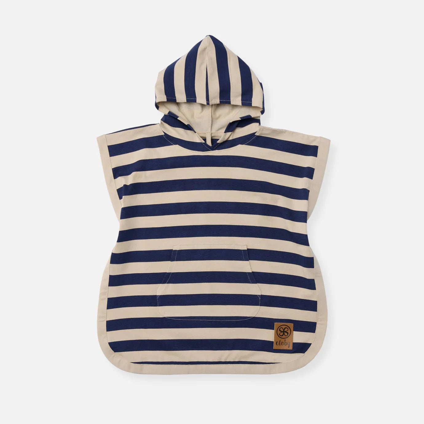Cloby UV Poncho UPF 50+ Navy/Sandy Stripe