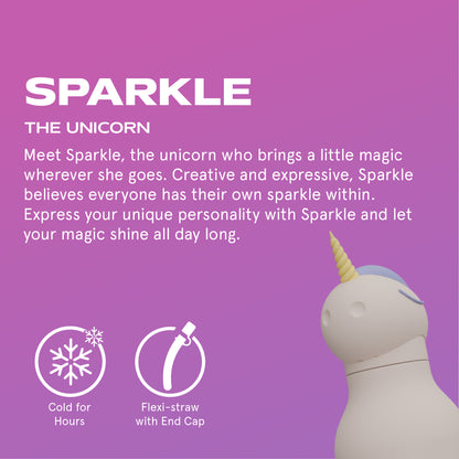 Asobu Trinkflasche Bestie Sparkle The Unicorn