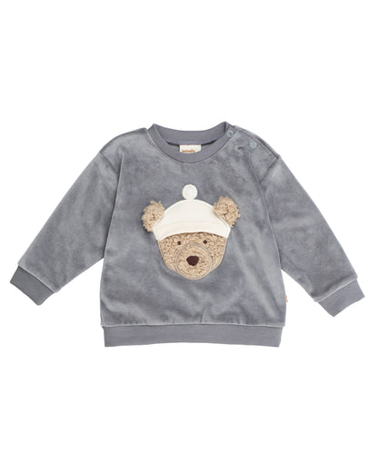 Wooly Organic Signature Sweatshirt Velours mit Teddy GOTS