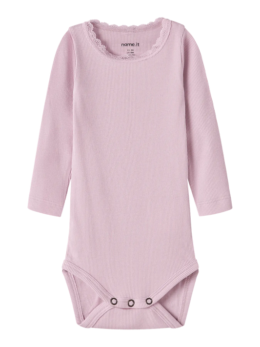 Name it Body Langarm Basic gerippt