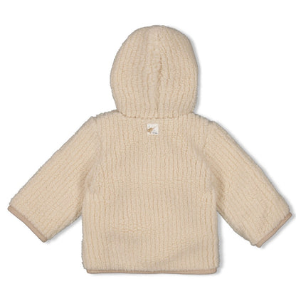 Feetje Bouclé Wendejacke mit Kapuze - Narwal