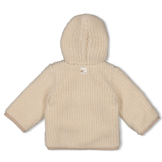 Feetje Bouclé Wendejacke mit Kapuze - Narwal