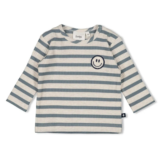 Feetje Geripptes Langarmshirt Ringel "Let's Go"