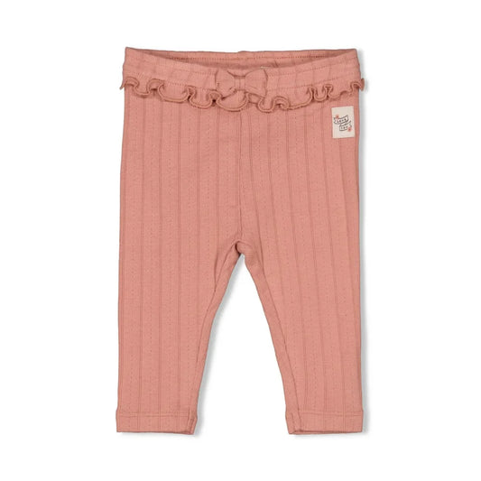 Feetje Gerippte Legging Pointelle - Woodland Bloom
