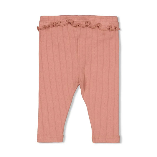 Feetje Gerippte Legging Pointelle - Woodland Bloom