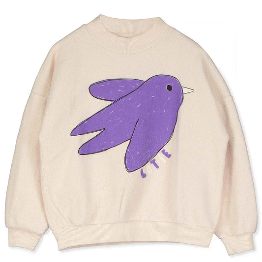 Lötiekids Teddy Sweatshirt Flowing Bird