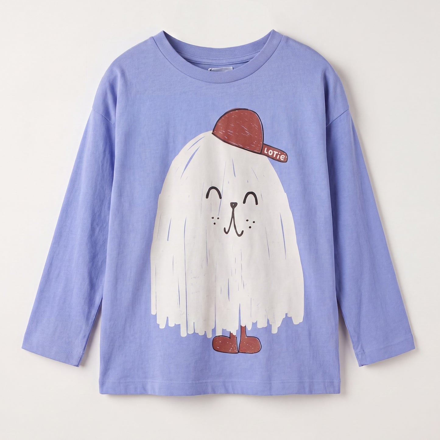 Lötiekids Langarmshirt Good Monster Lavender