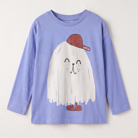 Lötiekids Langarmshirt Good Monster Lavender