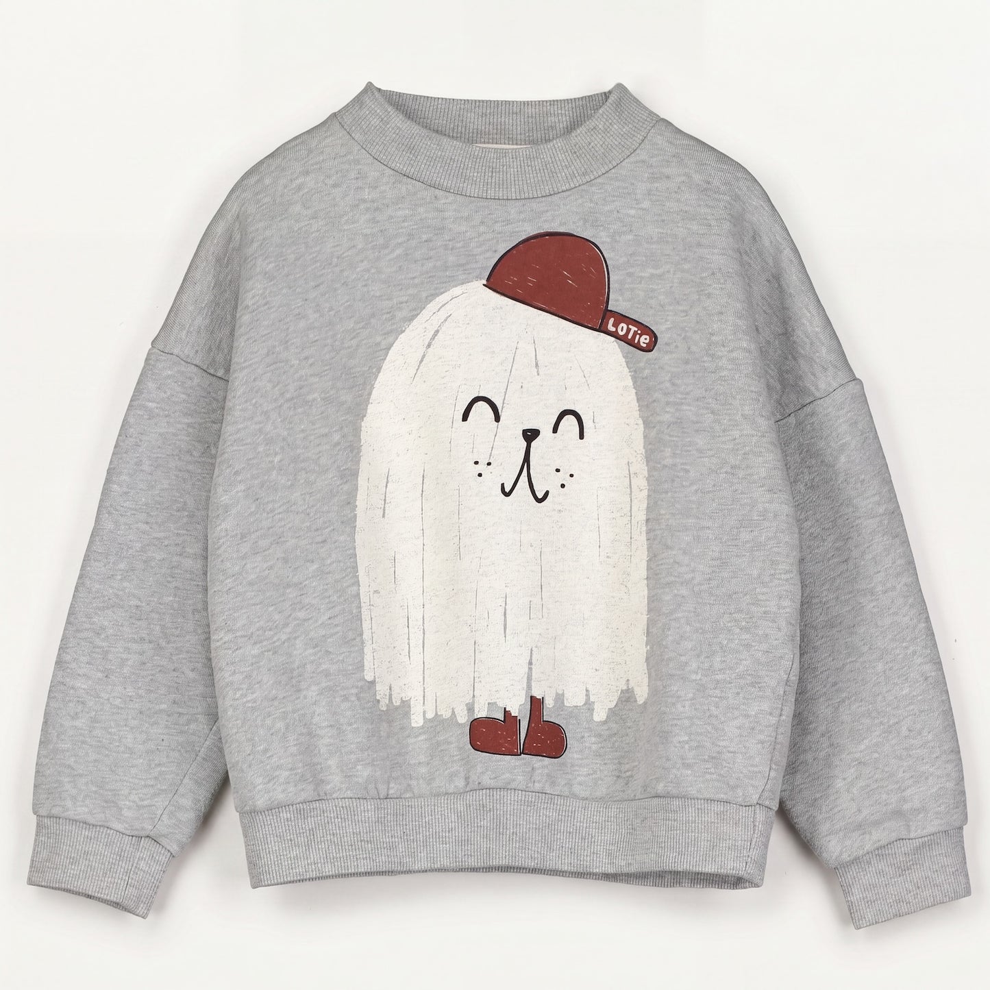 Lötiekids Sweatshirt Good Monster Grey Melange