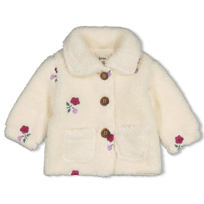 Feetje Teddy Jacke mit Stickerei - Afternoon Tea
