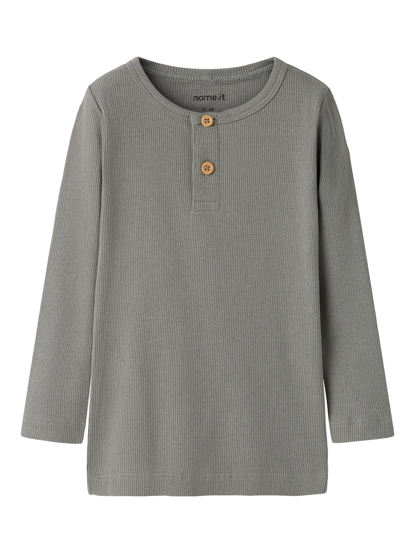 Name it Langarmshirt Basic gerippt