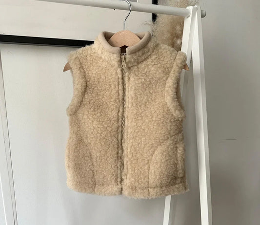 Alwero Weste aus Wolle "WALKES" Junior, BEIGE