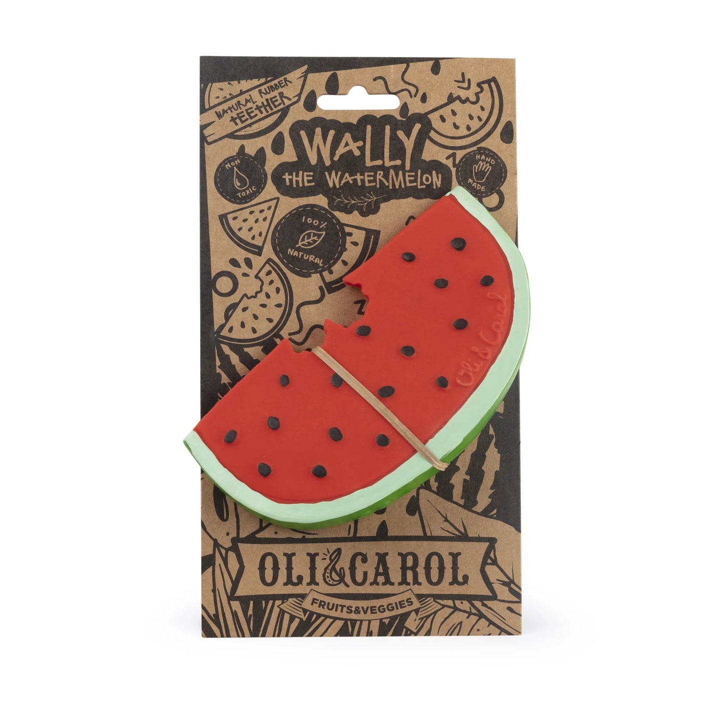 Oli & Carol Beißspielzeug - Wassermelone Wally the Watermelon