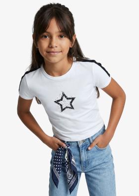Blue Effect T-Shirt mit Stern