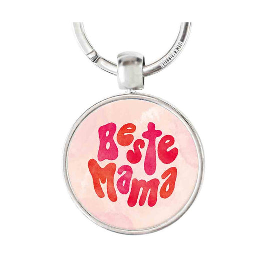 Pickmotion Schlüsselanhänger 'Beste Mama rot'