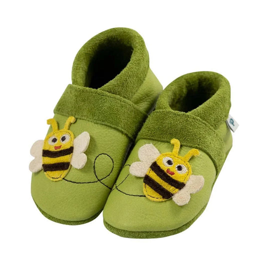 Pantolinos Lederschuhe mit Bienen
