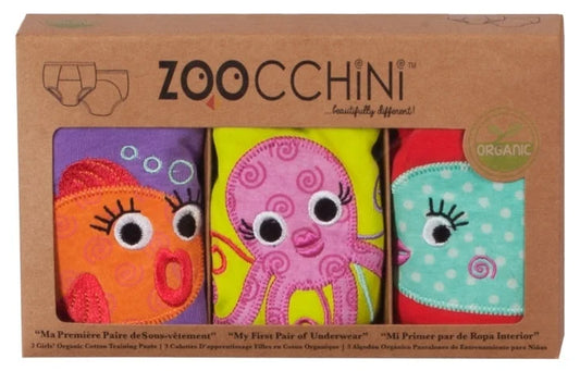 Zoocchini Training Pants Girls aus Bio-Baumwolle - Ocean Friends