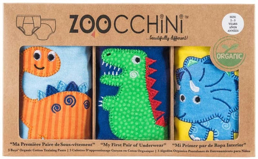 Zoocchini Training Pants Boys aus Bio-Baumwolle - Jurassic Pals