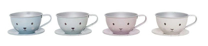 Jabadabado Spielset Teeservice Teddy & Bunny / Zinn