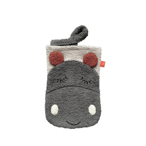 Kikadu Waschlappen Hippo GOTS