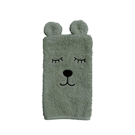 Kikadu Waschlappen Eisbär GOTS
