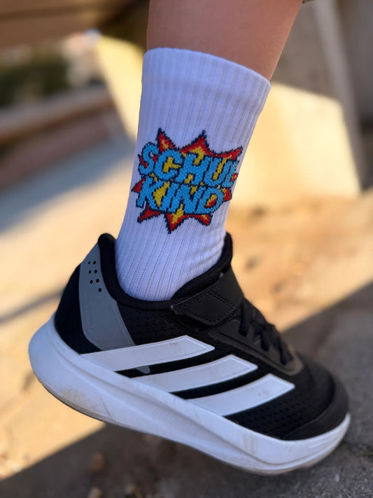 My Day My Dream Socken Schulkind Super Hero