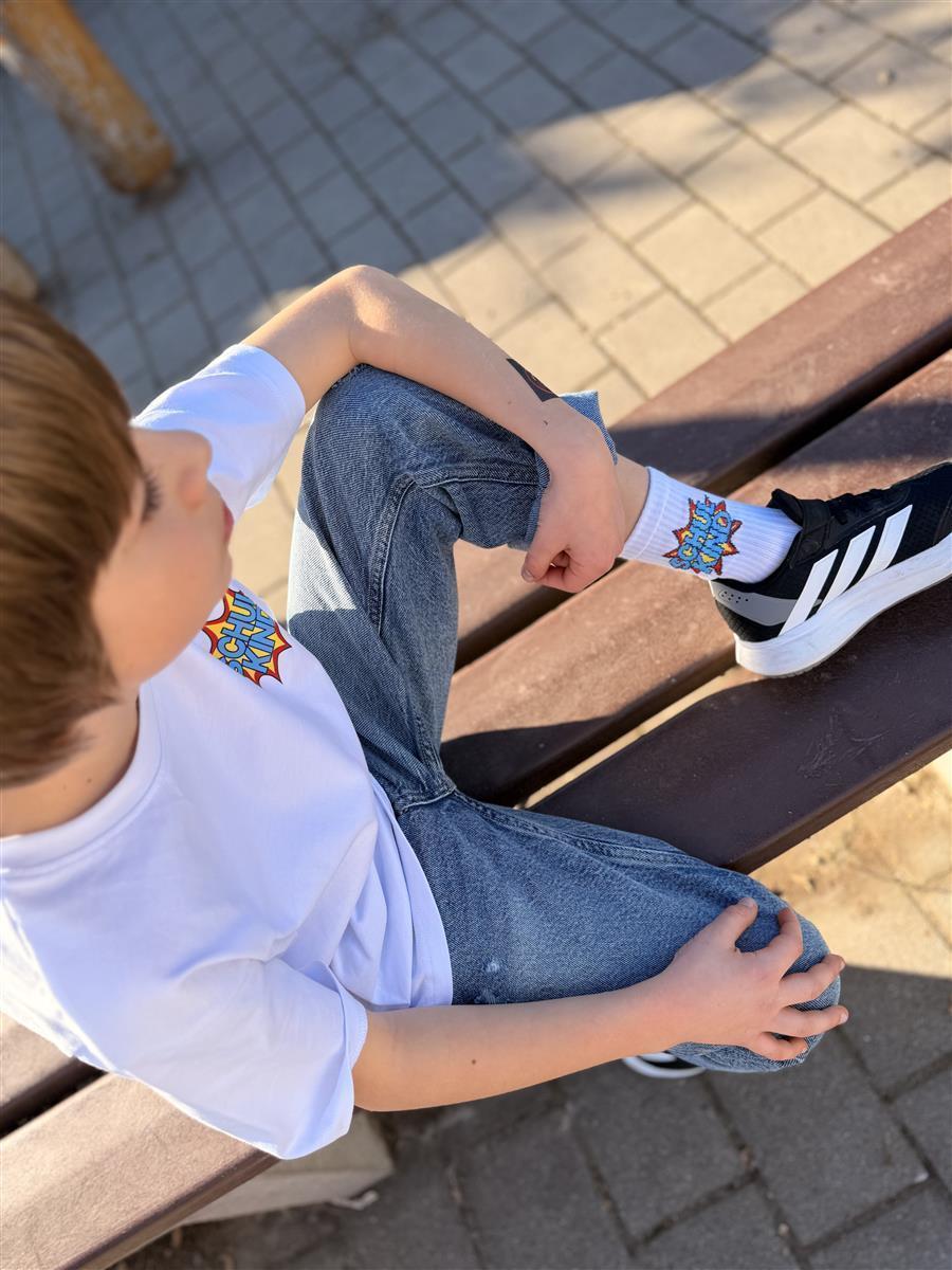 My Day My Dream Socken Schulkind Super Hero