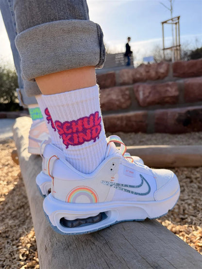 My Day My Dream Socken Schulkind Graffiti Pink