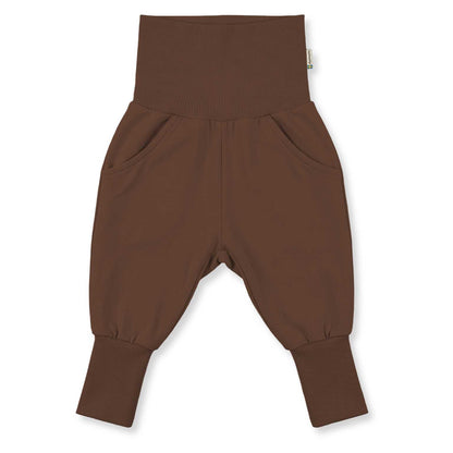 Maxomorra Nabelbundhose Braun GOTS