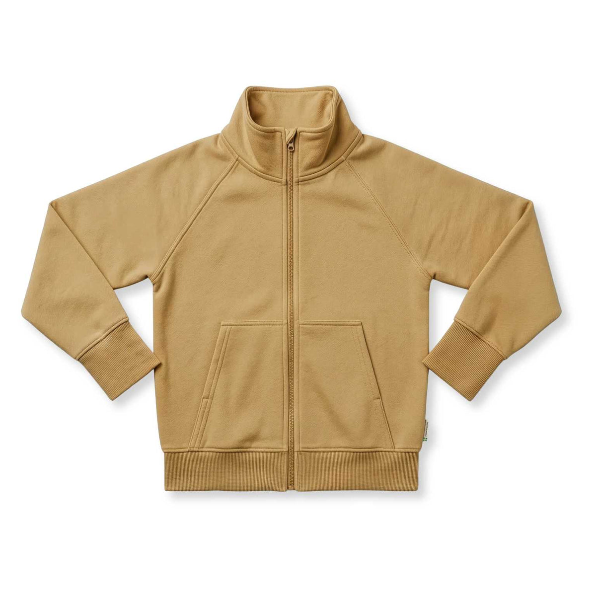 Maxomorra Sweatjacke Mustard GOTS