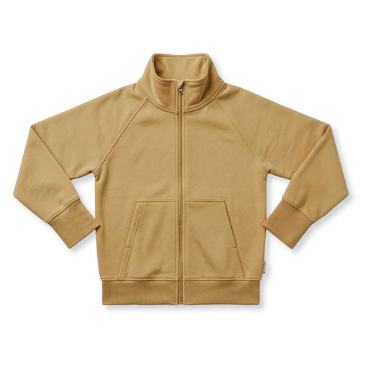 Maxomorra Sweatjacke Mustard GOTS